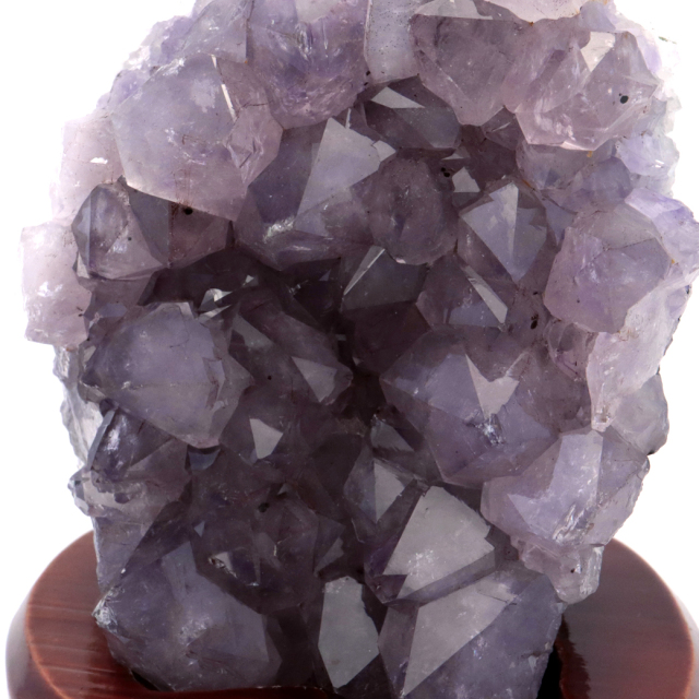アメジスト クラスター 原石 1点物 台付き ブラジル産 Amethyst 天然石 紫水晶 置き物 置物 2月 誕生石 癒し グッズ