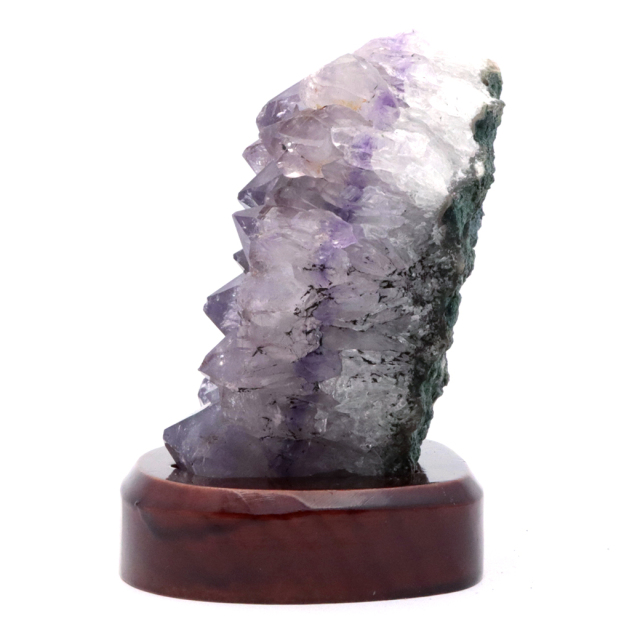 アメジスト クラスター 原石 1点物 台付き ブラジル産 Amethyst 天然石 紫水晶 置き物 置物 2月 誕生石 癒し グッズ