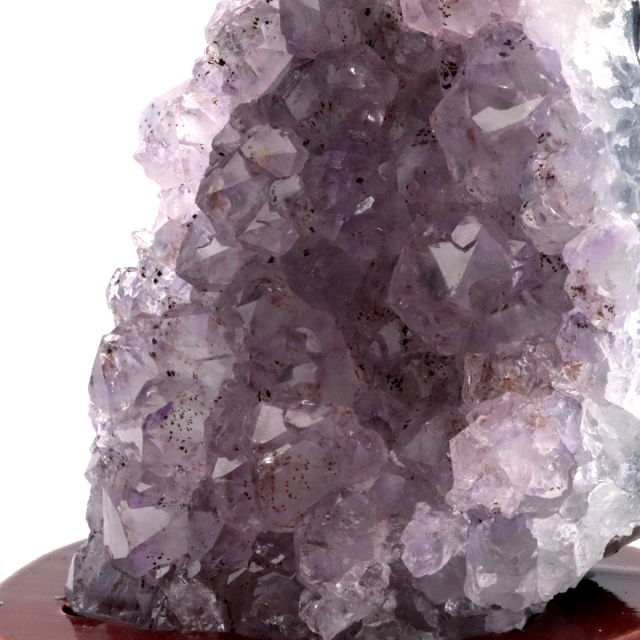 アメジスト クラスター 原石 1点物 台付き ブラジル産 Amethyst 天然石 紫水晶 置き物 置物 2月 誕生石 癒し グッズ