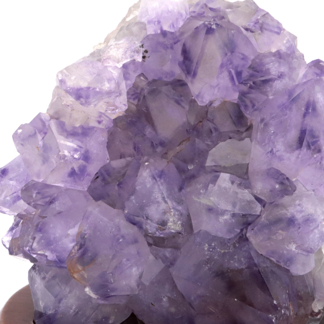 アメジスト クラスター 原石 1点物 台付き ブラジル産 Amethyst 天然石 紫水晶 置き物 置物 2月 誕生石 癒し グッズ