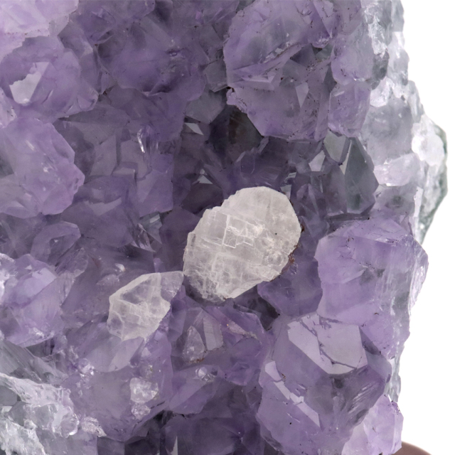 アメジスト クラスター 原石 1点物 台付き ブラジル産 Amethyst 天然石 紫水晶 置き物 置物 2月 誕生石 癒し グッズ