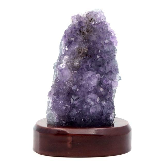 アメジスト クラスター 原石 1点物 台付き ブラジル産 Amethyst 天然石 紫水晶 置き物 置物 2月 誕生石 癒し グッズ