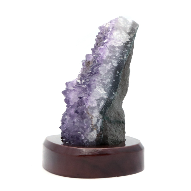アメジスト クラスター 原石 1点物 台付き ブラジル産 Amethyst 天然石 紫水晶 置き物 置物 2月 誕生石 癒し グッズ