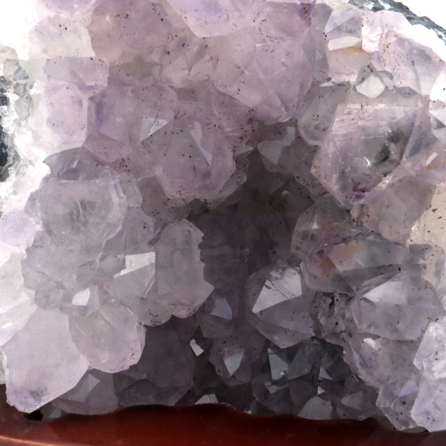 アメジスト クラスター 原石 1点物 台付き ブラジル産 Amethyst 天然石 紫水晶 置き物 置物 2月 誕生石 癒し グッズ