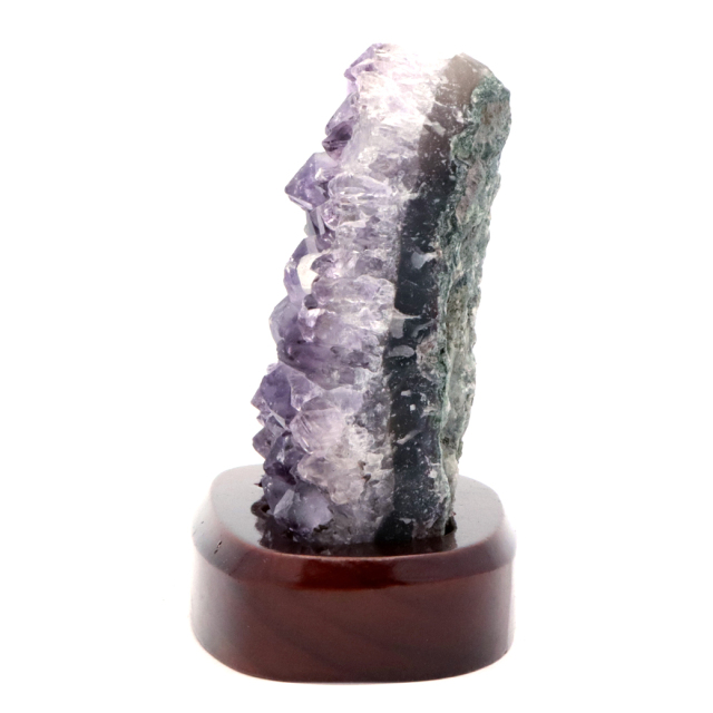 アメジスト クラスター 原石 1点物 台付き ブラジル産 Amethyst 天然石 紫水晶 置き物 置物 2月 誕生石 癒し グッズ