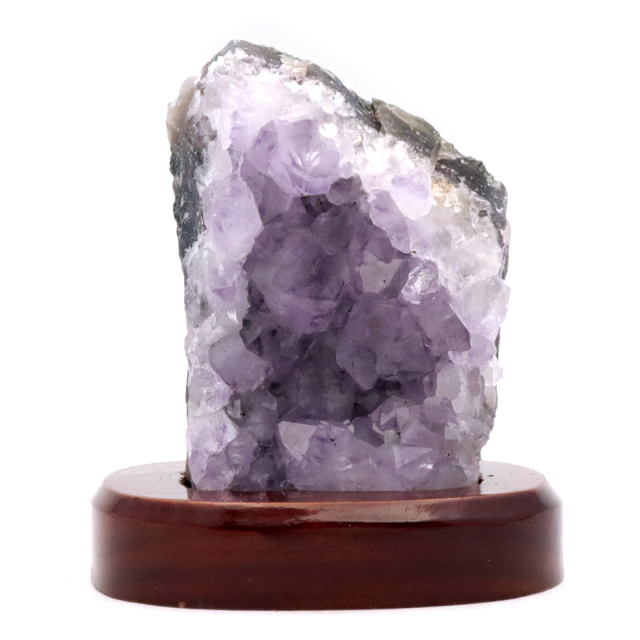 アメジスト クラスター 原石 1点物 台付き ブラジル産 Amethyst 天然石 紫水晶 置き物 置物 2月 誕生石 癒し グッズ