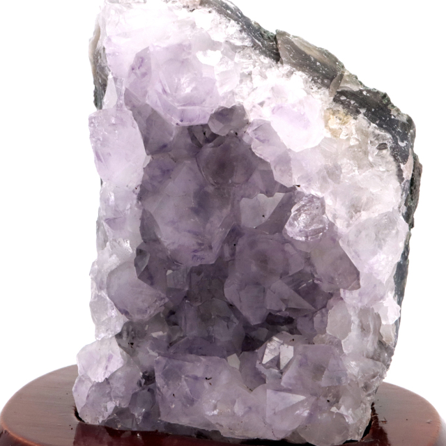 アメジスト クラスター 原石 1点物 台付き ブラジル産 Amethyst 天然石 紫水晶 置き物 置物 2月 誕生石 癒し グッズ