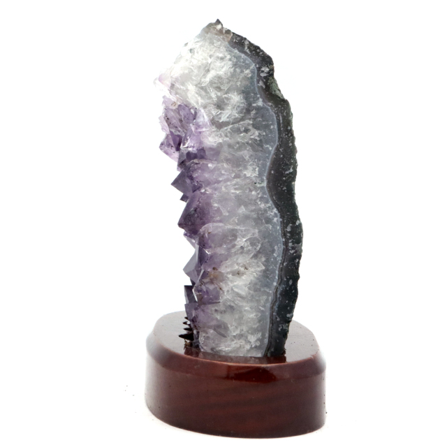 アメジスト クラスター 原石 1点物 台付き ブラジル産 Amethyst 天然石 紫水晶 置き物 置物 2月 誕生石 癒し グッズ