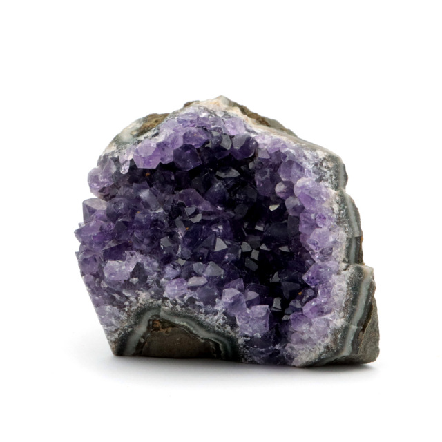 アメジスト クラスター 底切り AAA ドゥルーザ 紫水晶 置き物 原石 ウルグアイ産 天然石 1点物 2月 誕生石 天然石 amethyst