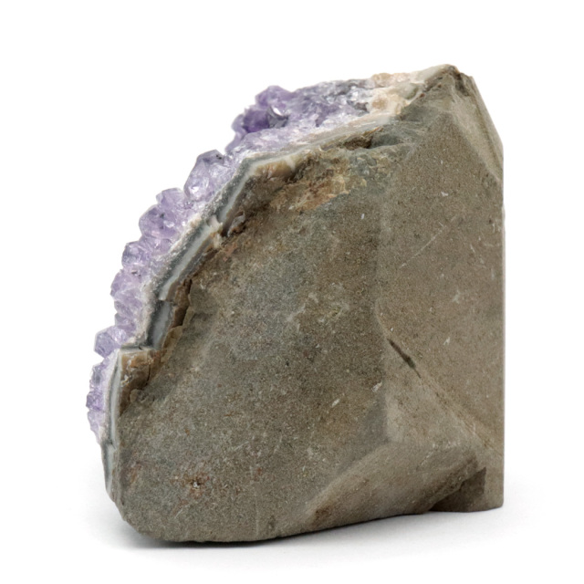 アメジスト クラスター 底切り AAA ドゥルーザ 紫水晶 置き物 原石 ウルグアイ産 天然石 1点物 2月 誕生石 天然石 amethyst