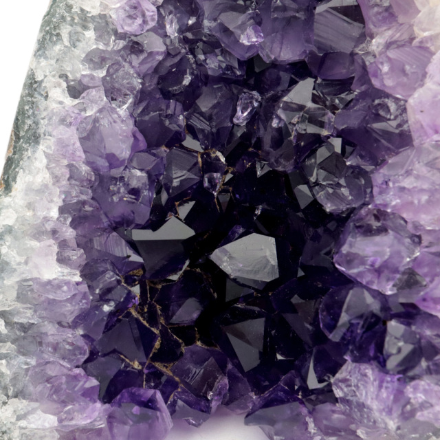 アメジスト クラスター 底切り AAA ドゥルーザ 紫水晶 置き物 原石 ウルグアイ産 天然石 1点物 2月 誕生石 天然石 amethyst