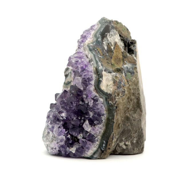 アメジスト クラスター 底切り AAA ドゥルーザ 紫水晶 置き物 原石 ウルグアイ産 天然石 1点物 2月 誕生石 天然石 amethyst