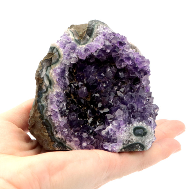 アメジスト クラスター 底切り AAA ドゥルーザ 紫水晶 置き物 原石 ウルグアイ産 天然石 1点物 2月 誕生石 天然石 amethyst