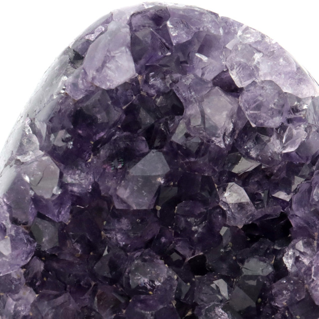 アメジスト クラスター 側面磨き AAA ドゥルーザ 紫水晶 置き物 原石 ウルグアイ産 天然石 1点物 2月 誕生石