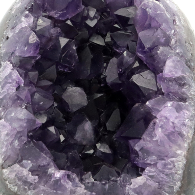アメジスト クラスター 側面磨き AAA ドゥルーザ 紫水晶 置き物 原石 ウルグアイ産 天然石 1点物 2月 誕生石