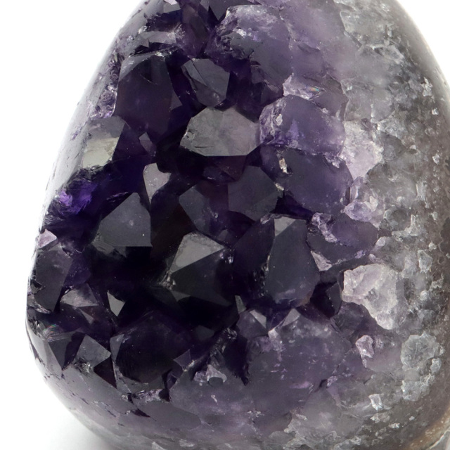 アメジスト クラスター 側面磨き AAA ドゥルーザ 紫水晶 置き物 原石 ウルグアイ産 天然石 1点物 2月 誕生石