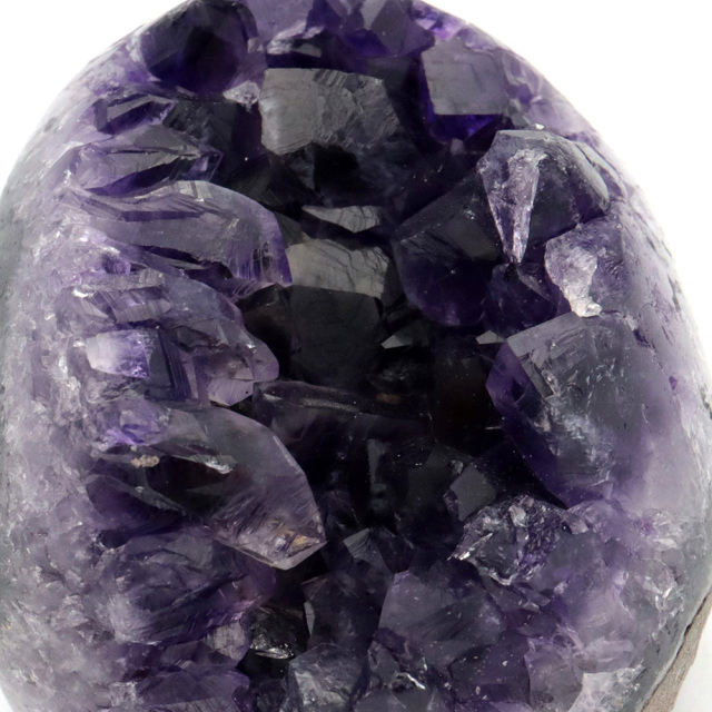 アメジスト クラスター 側面磨き AAA ドゥルーザ 紫水晶 置き物 原石 ウルグアイ産 天然石 1点物 2月 誕生石
