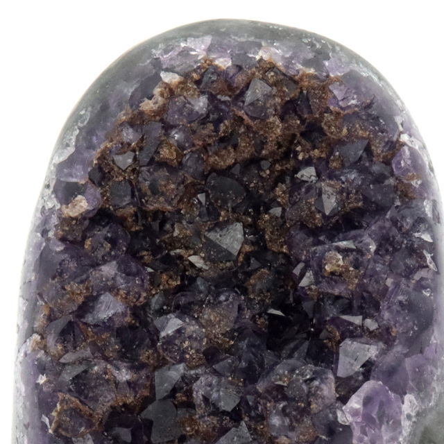 アメジスト クラスター 側面磨き AAA ドゥルーザ 紫水晶 置き物 原石 ウルグアイ産 天然石 1点物 2月 誕生石