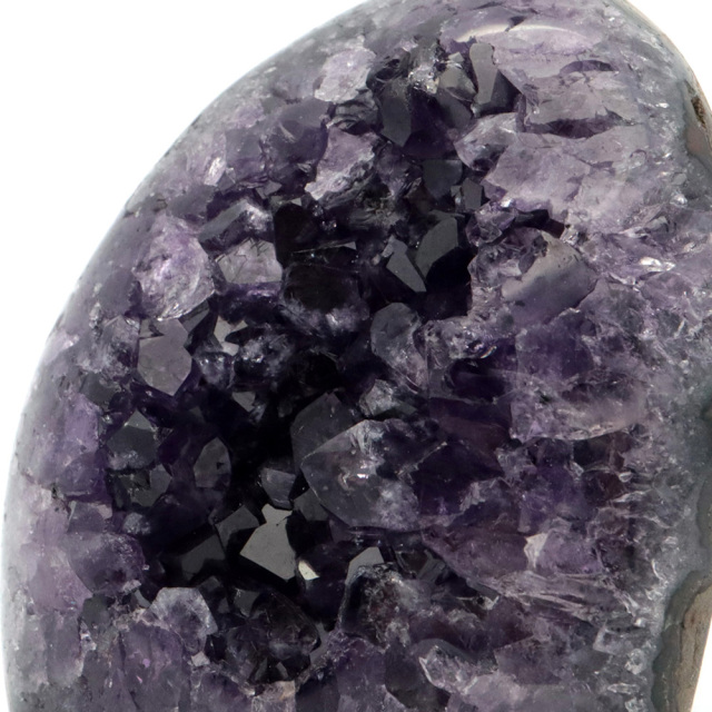 アメジスト クラスター 側面磨き AAA ドゥルーザ 紫水晶 置き物 原石 ウルグアイ産 天然石 1点物 2月 誕生石