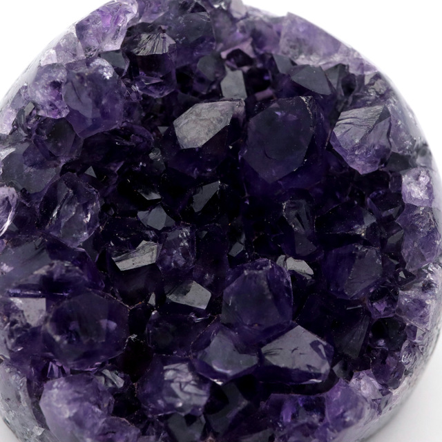 アメジスト クラスター 側面磨き AAA ドゥルーザ 紫水晶 置き物 原石 ウルグアイ産 天然石 1点物 2月 誕生石 天然石 amethyst