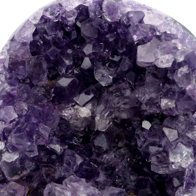 アメジスト クラスター 側面磨き AAA ドゥルーザ 紫水晶 置き物 原石 ウルグアイ産 天然石 1点物 2月 誕生石 天然石 amethyst