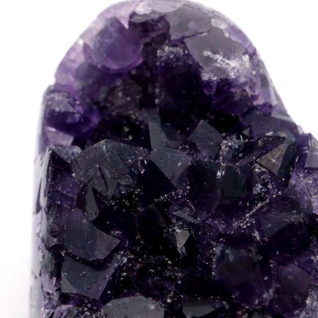 アメジスト クラスター 側面磨き AAA ドゥルーザ 紫水晶 置き物 原石 ウルグアイ産 天然石 1点物 2月 誕生石 天然石 amethyst