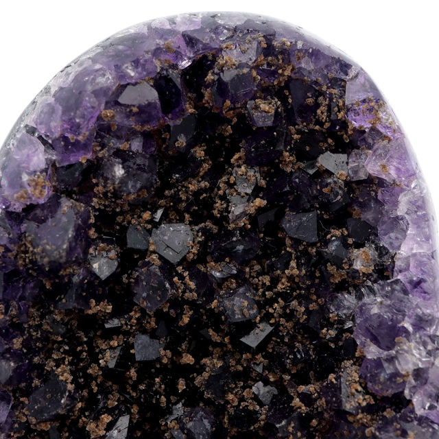 アメジスト クラスター 側面磨き AAA ドゥルーザ 紫水晶 置き物 原石 ウルグアイ産 天然石 1点物 2月 誕生石 天然石 amethyst