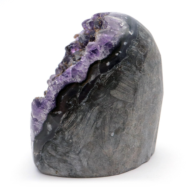 アメジスト クラスター 側面磨き AAA ドゥルーザ 紫水晶 置き物 原石 ウルグアイ産 天然石 1点物 2月 誕生石 天然石 amethyst
