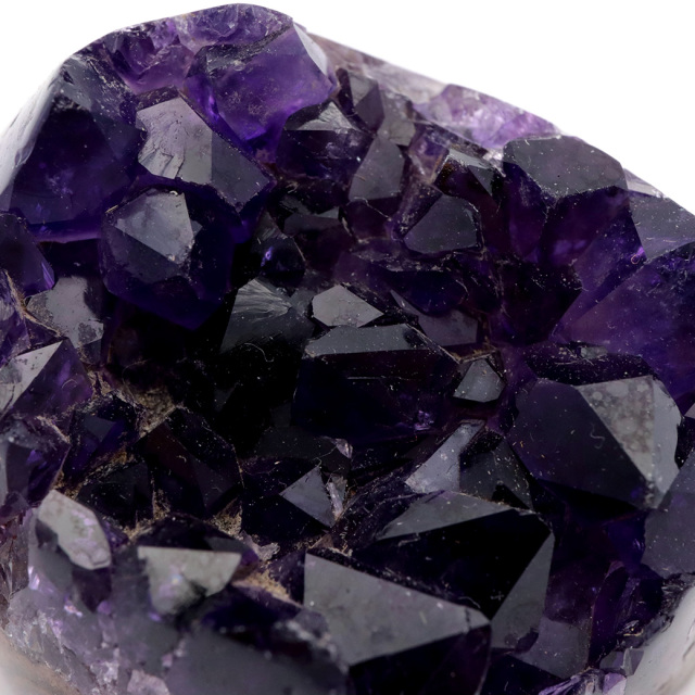 アメジスト クラスター 側面磨き AAA ドゥルーザ 紫水晶 置き物 原石 ウルグアイ産 天然石 1点物 2月 誕生石 天然石 amethyst