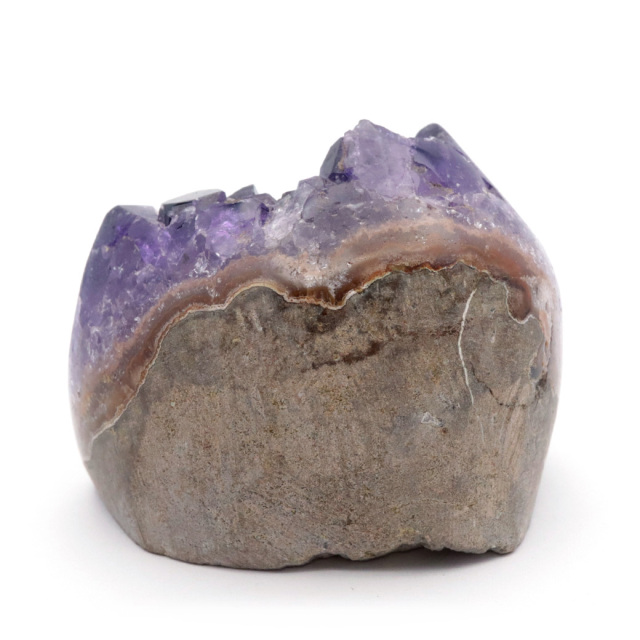 アメジスト クラスター 側面磨き AAA ドゥルーザ 紫水晶 置き物 原石 ウルグアイ産 天然石 1点物 2月 誕生石 天然石 amethyst