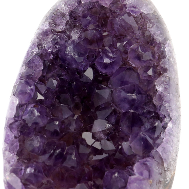 アメジスト クラスター 側面磨き AAA ドゥルーザ 紫水晶 置き物 原石 ウルグアイ産 天然石 1点物 2月 誕生石 天然石 amethyst