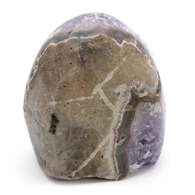 アメジスト クラスター 側面磨き AAA ドゥルーザ 紫水晶 置き物 原石 ウルグアイ産 天然石 1点物 2月 誕生石 天然石 amethyst