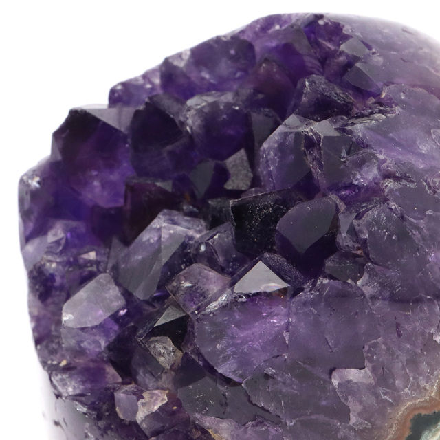 アメジスト クラスター 側面磨き AAA ドゥルーザ 紫水晶 置き物 原石 ウルグアイ産 天然石 1点物 2月 誕生石 天然石 amethyst
