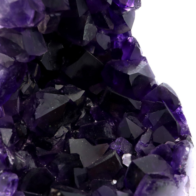 アメジスト クラスター 側面磨き 紫水晶 置き物 原石 ウルグアイ産 天然石 AAA 1点物 2月 誕生石