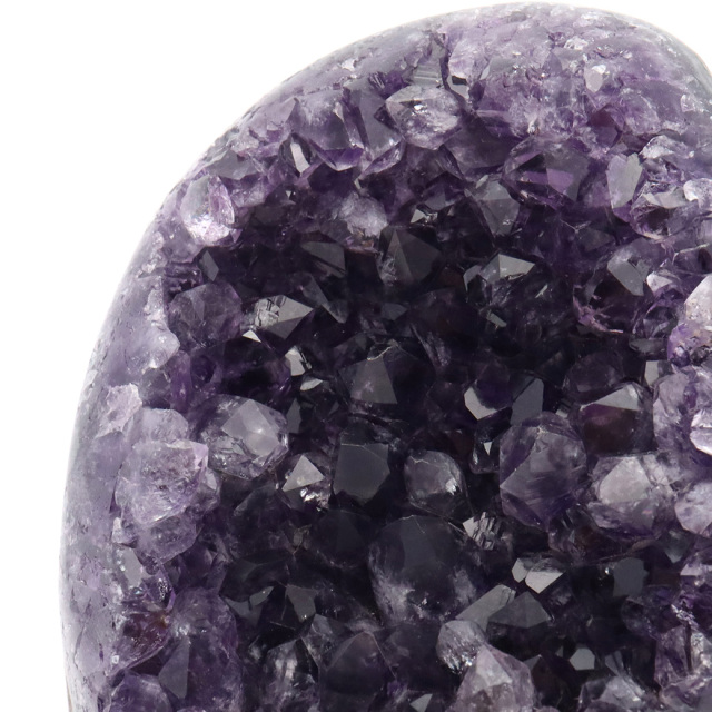 アメジスト クラスター 側面磨き AAA ドゥルーザ 紫水晶 置き物 原石 ウルグアイ産 天然石 1点物 2月 誕生石 天然石 amethyst