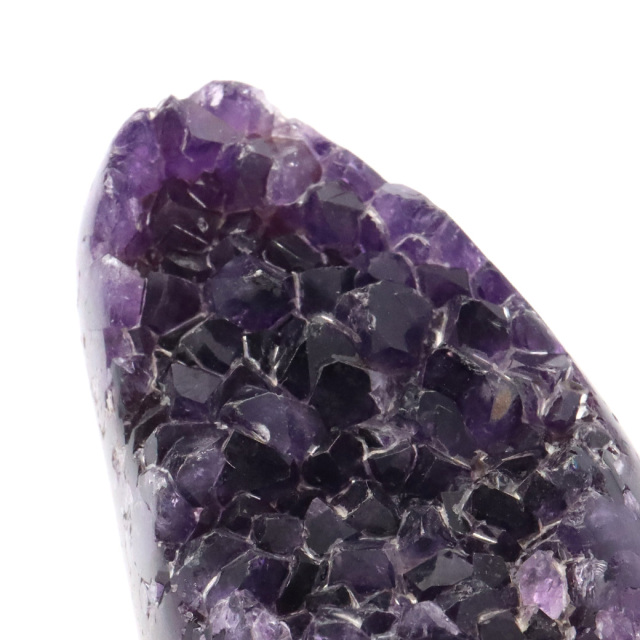 アメジスト クラスター 側面磨き AAA ドゥルーザ 紫水晶 置き物 原石 ウルグアイ産 天然石 1点物 2月 誕生石 天然石 amethyst