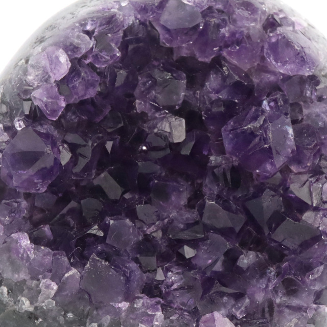 アメジスト クラスター 側面磨き AAA ドゥルーザ 紫水晶 置き物 原石 ウルグアイ産 天然石 1点物 2月 誕生石 天然石 amethyst