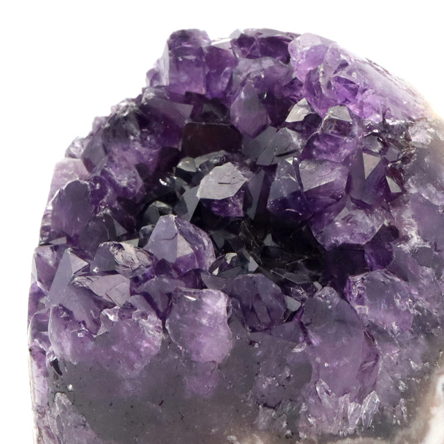 アメジスト クラスター 側面磨き AAA ドゥルーザ 紫水晶 置き物 原石 ウルグアイ産 天然石 1点物 2月 誕生石 天然石 amethyst