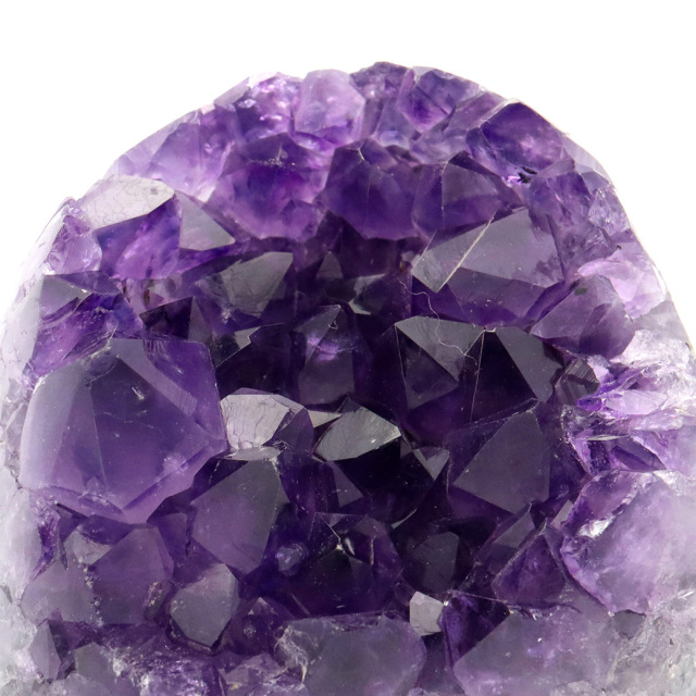 アメジスト クラスター 側面磨き AAA ドゥルーザ 紫水晶 置き物 原石 ウルグアイ産 天然石 1点物 2月 誕生石 天然石 amethyst