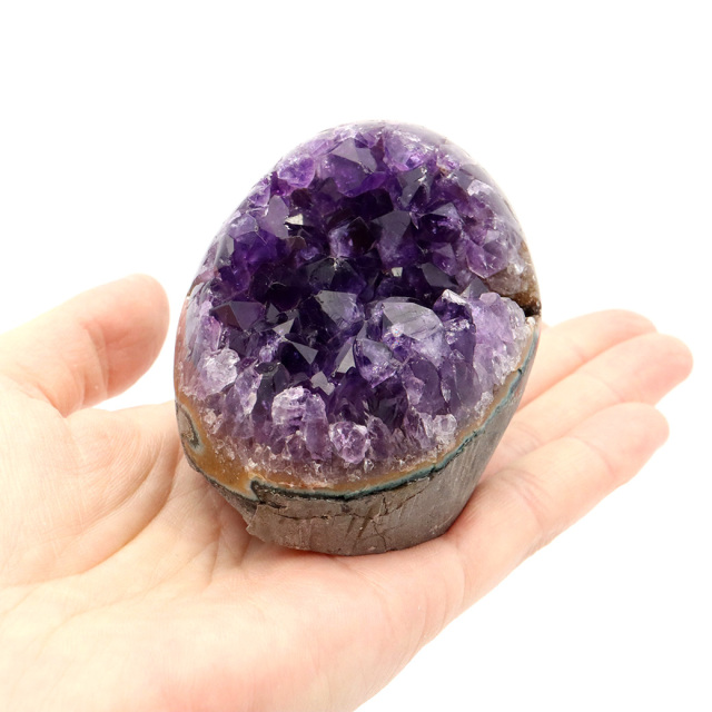 アメジスト クラスター 側面磨き AAA ドゥルーザ 紫水晶 置き物 原石 ウルグアイ産 天然石 1点物 2月 誕生石 天然石 amethyst