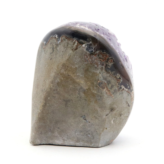 アメジスト クラスター 側面磨き AAA ドゥルーザ 紫水晶 置き物 原石 ウルグアイ産 天然石 1点物 2月 誕生石 天然石 amethyst