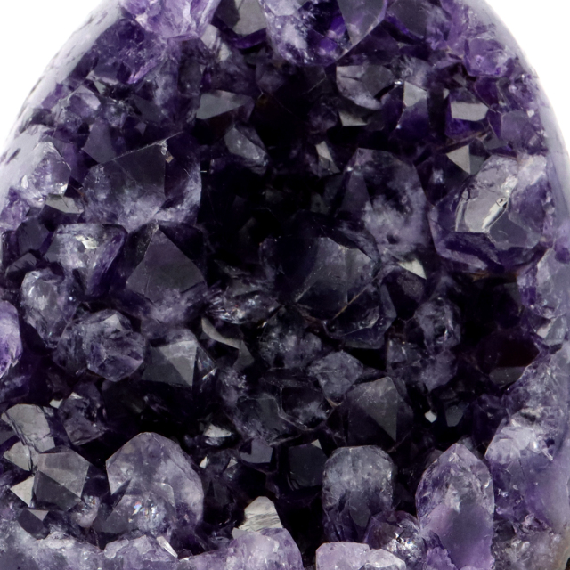 アメジスト クラスター 側面磨き AAA ドゥルーザ 紫水晶 置き物 原石 ウルグアイ産 天然石 1点物 2月 誕生石 天然石