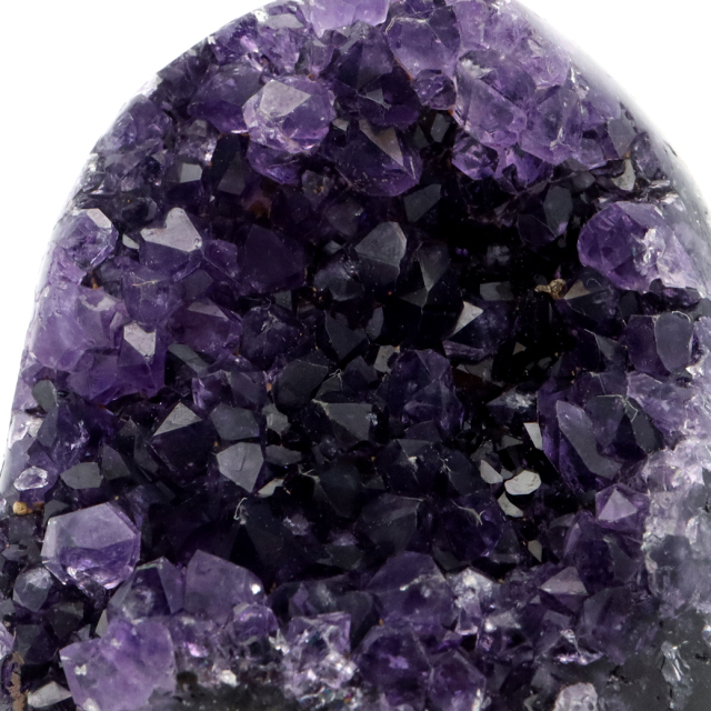 アメジスト クラスター 側面磨き AAA ドゥルーザ 紫水晶 置き物 原石 ウルグアイ産 天然石 1点物 2月 誕生石 天然石