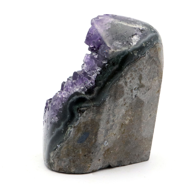 アメジスト クラスター 側面磨き AAA ドゥルーザ 紫水晶 置き物 原石 ウルグアイ産 天然石 1点物 2月 誕生石 天然石