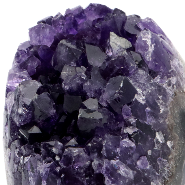 アメジスト クラスター 側面磨き AAA ドゥルーザ 紫水晶 置き物 原石 ウルグアイ産 天然石 1点物 2月 誕生石 天然石