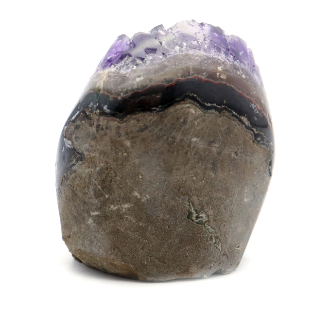 アメジスト クラスター 側面磨き AAA ドゥルーザ 紫水晶 置き物 原石 ウルグアイ産 天然石 1点物 2月 誕生石 天然石