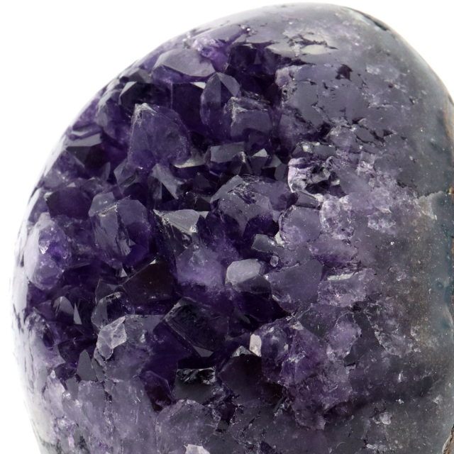 アメジスト クラスター 側面磨き AAA ドゥルーザ 紫水晶 置き物 原石 ウルグアイ産 天然石 1点物 2月 誕生石 天然石