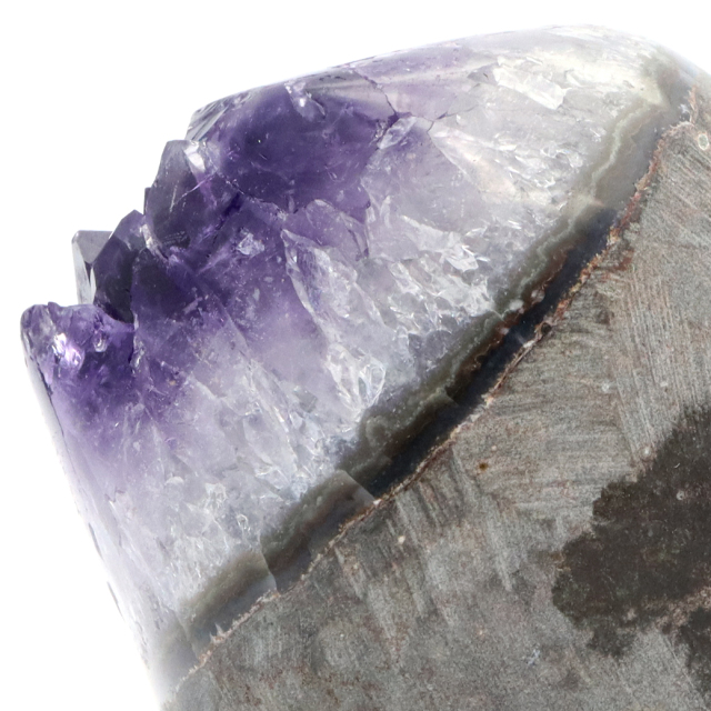 アメジスト クラスター 側面磨き AAA ドゥルーザ 紫水晶 置き物 原石 ウルグアイ産 天然石 1点物 2月 誕生石 天然石