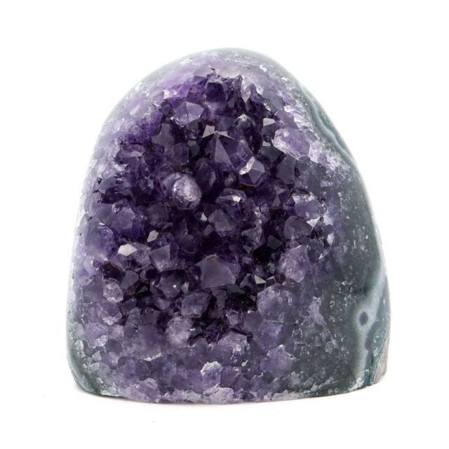 アメジスト クラスター 側面磨き AAA ドゥルーザ 紫水晶 置き物 原石 ウルグアイ産 天然石 1点物 2月 誕生石 天然石