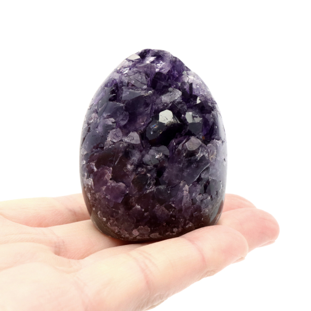 アメジスト クラスター 側面磨き AAA ドゥルーザ 紫水晶 置き物 原石 ウルグアイ産 天然石 1点物 2月 誕生石 天然石
